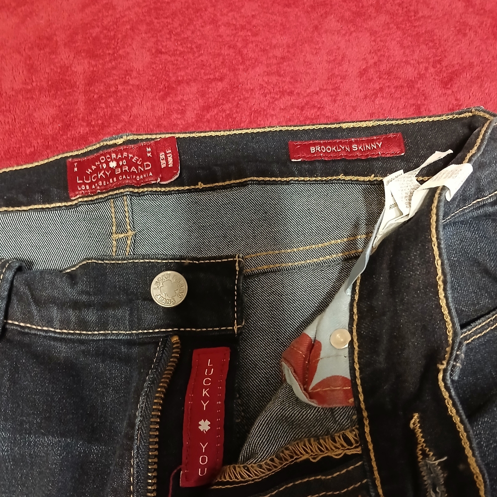 Lucky Brand Men's Brooklyn Skinny Jeans - Dark Blue